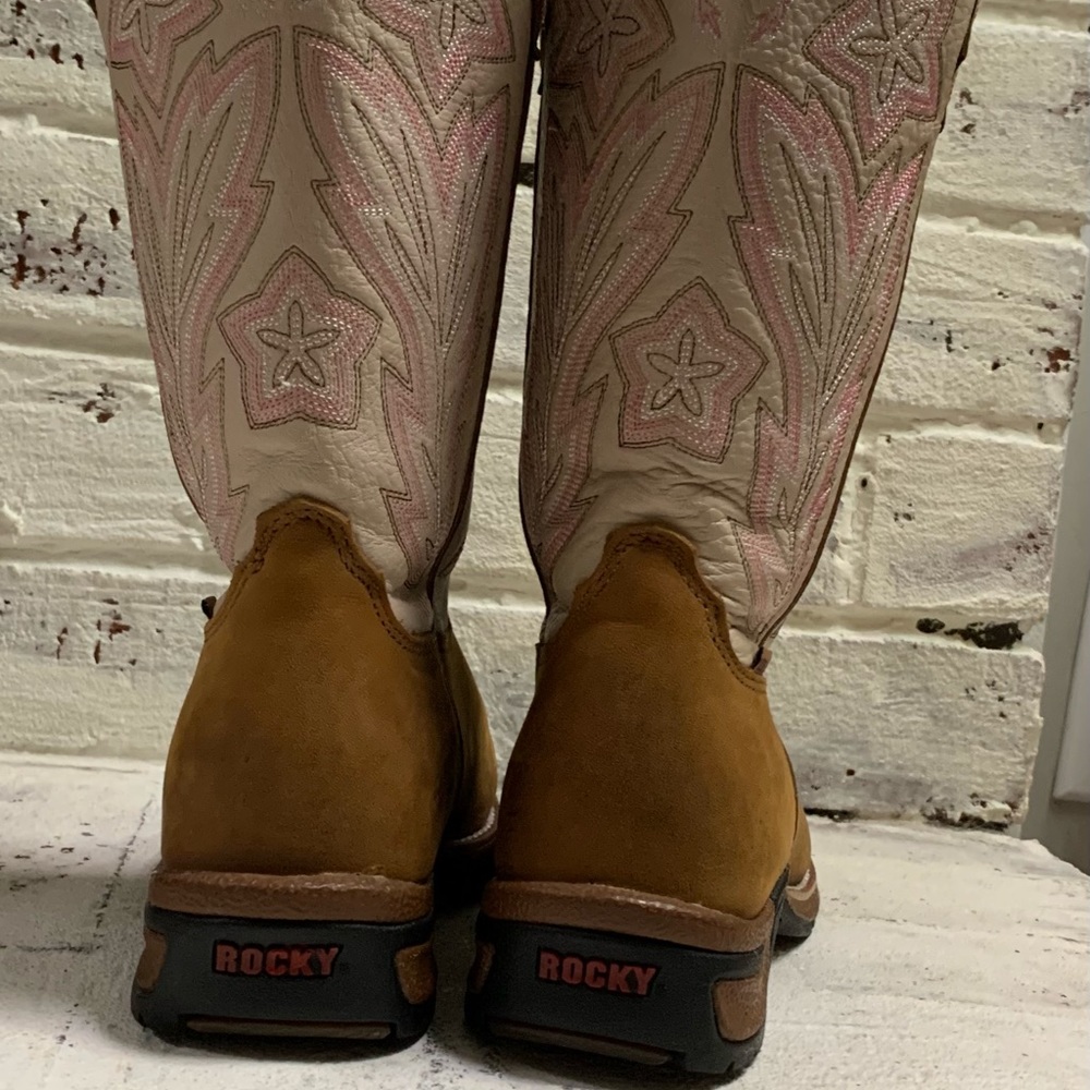 NWOT Rocky Women’s Western Ride 08 Boots - Picture 4 of 6